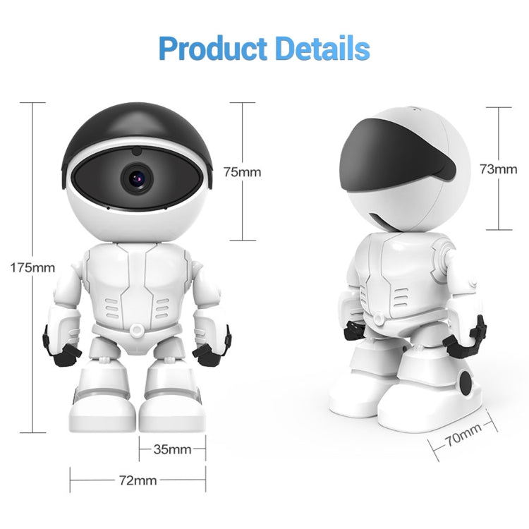 ESCAM PT205 HD 1080P Robot WiFi IP Camera, Support Motion Detection / Night Vision, IR Distance: 10m, EU Plug, PT205 EU Plug ESCAM PT205 HD 1080P Robot WiFi IP Camera, Support Motion Detection / Night Vision, IR Distance: 10m, EU Plug, PT205 EU Plug
